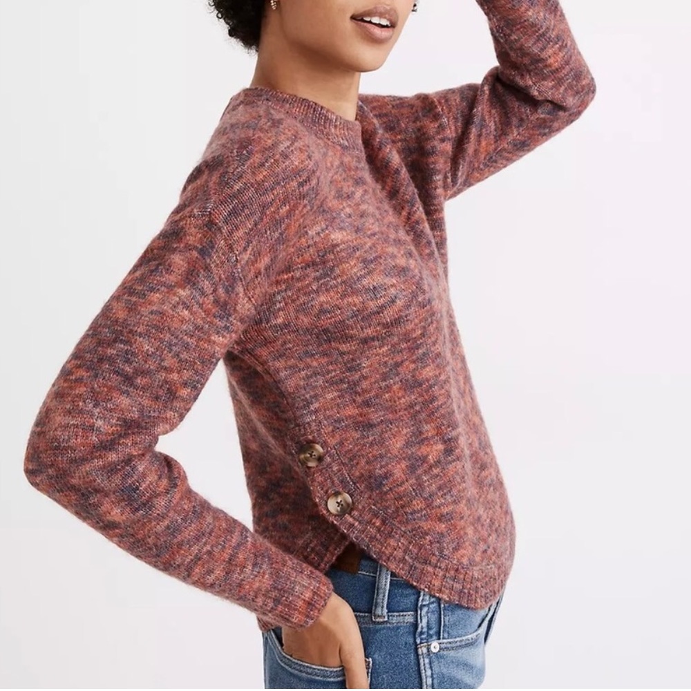 Madewell Birchmont Space Dye Sweater